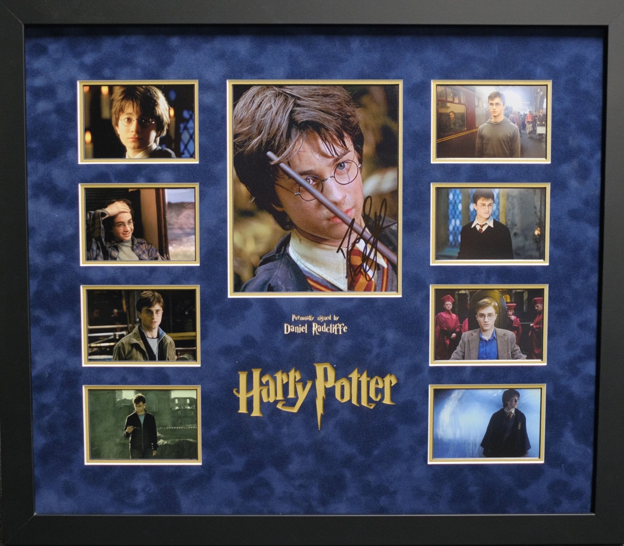 Harry potter signed photo by Daniel Radcliffe - Memorabilia Framers Shop
